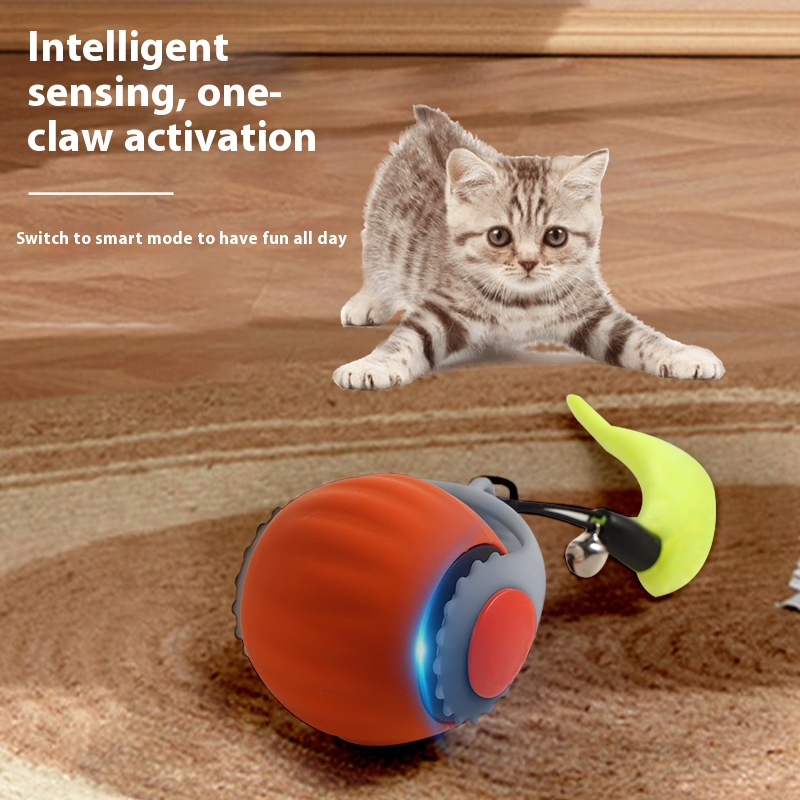 Automatic Gravity-Defying Ball Toy for Cats – Fun & Interactive Play for Your Pet - friendly pets