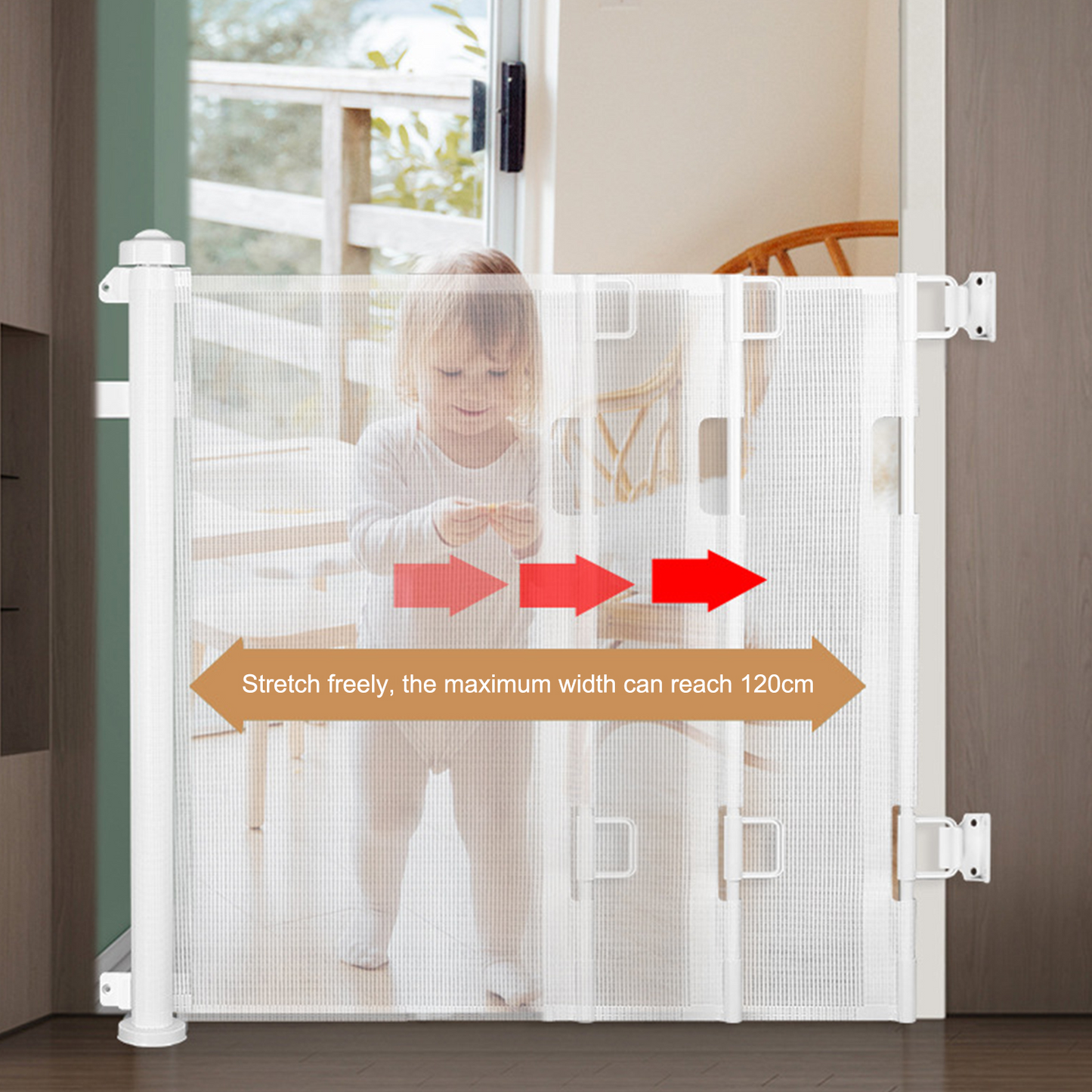 Friendlypets Retractable Door Railing - friendly pets