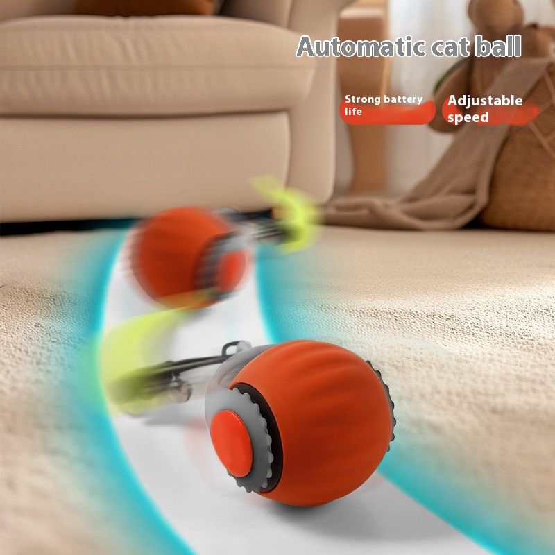 Automatic Gravity-Defying Ball Toy for Cats – Fun & Interactive Play for Your Pet - friendly pets